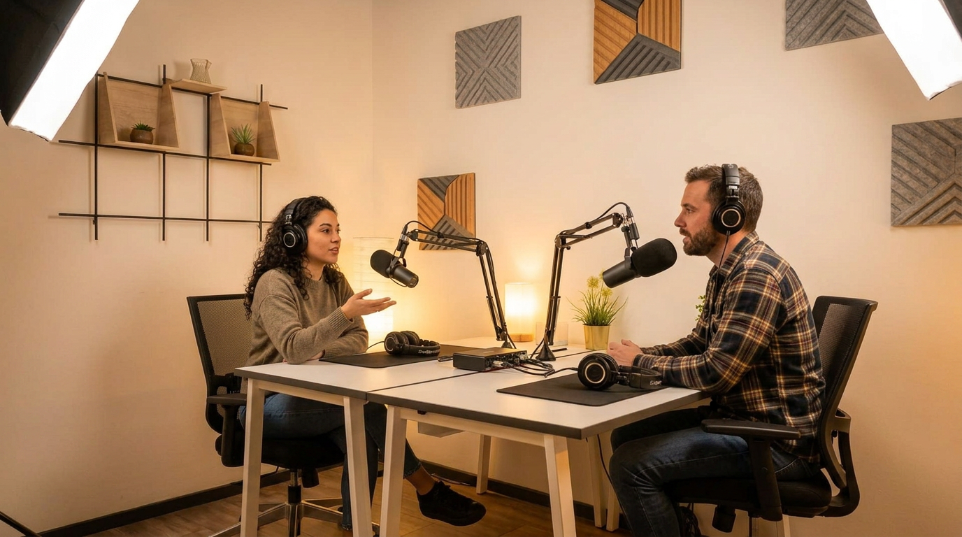 Podcast studio