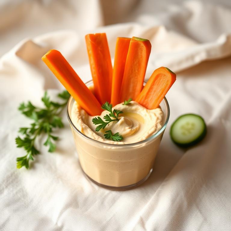 Hummus i povrće