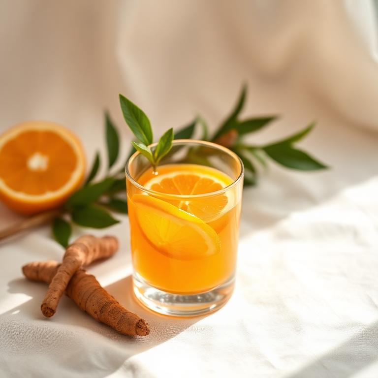 Shot naranča i kurkuma
