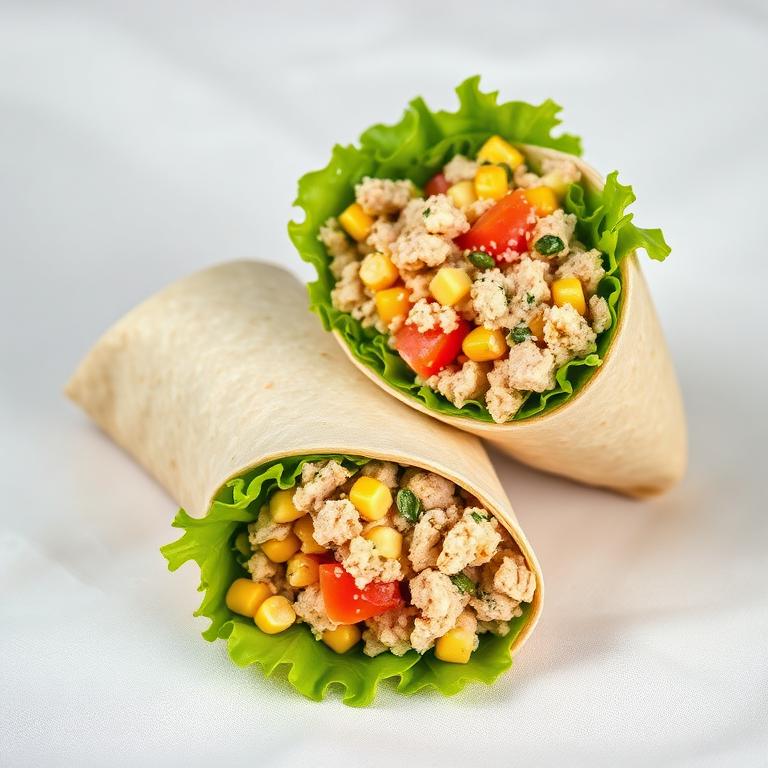 Tuna crunch wrap