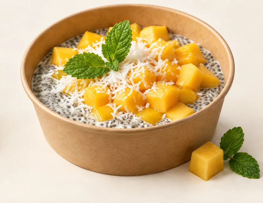 Chia Mango Pudding